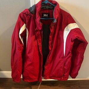 Sold! Helly Hansen Red and White Ski Jacket